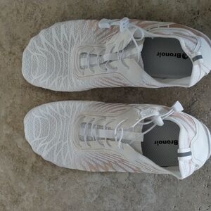 Brand New Women's White and Pink Athletic Shoes